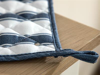 Blue Lines Дръжка Полиестер, Тъмно Синьо, 20 X 20 Cm