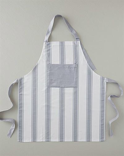 Blue Lines Кухненска Престилка Полиестер 65x75 см Сив