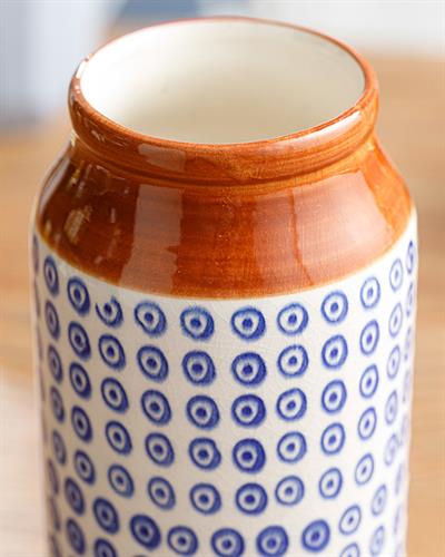 Blue Nature Ваза 10.3x10.3x21.2 см Син