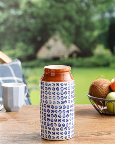 Blue Nature Ваза 10.3x10.3x21.2 см Син