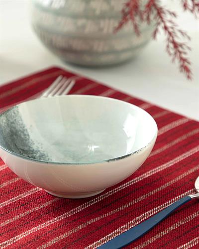 Blue Passion Купа Bone Порцелан, Синьо-Бежово, 14 Cm