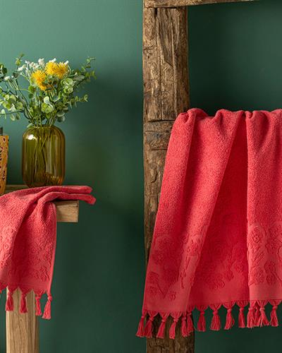 Blume Кърпа За Ръце Жакардов Памучен 30x40 см Тъмнорозов