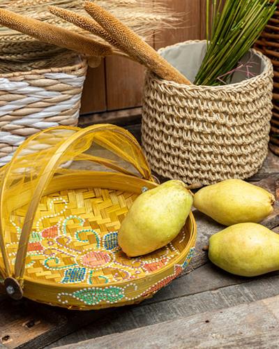 Boheme Кошница 25x25x6,5 см Бежов