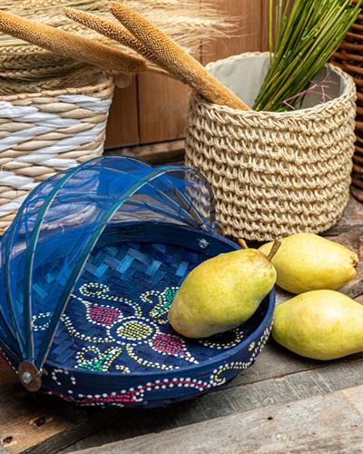 Boheme Кошница 25x25x6,5 см Морскосин