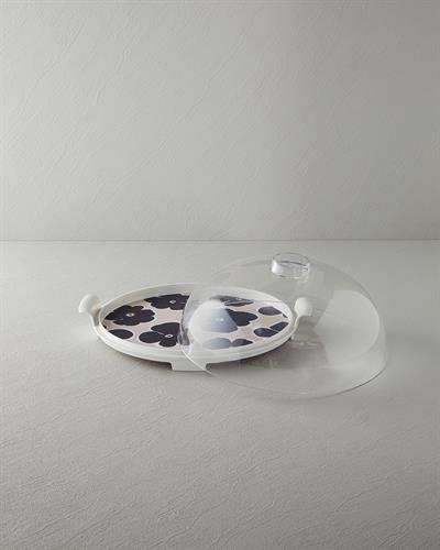 Boheme Стойка За Кекс Меламин 31 см Черен