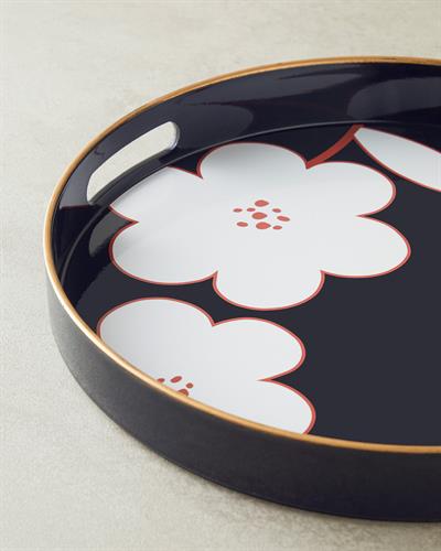 Boheme PP Tray 33 cm Black