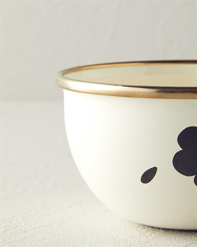 Bohemia Купа Емайлиран 12 см Бял