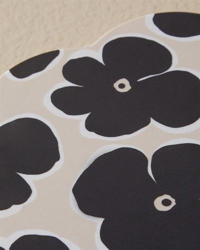 Bohemia Подложка За Топло Сервиране Меламин 17 см Черен