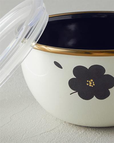 Bohemia Кутия За Съхранение 2 бр. Емайлиран 14-16 см. Кремав