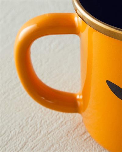 Enamel Cup 350 ML Mustard