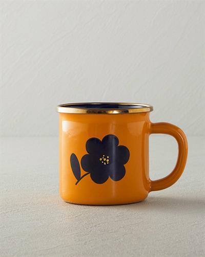 Enamel Cup 350 ML Mustard