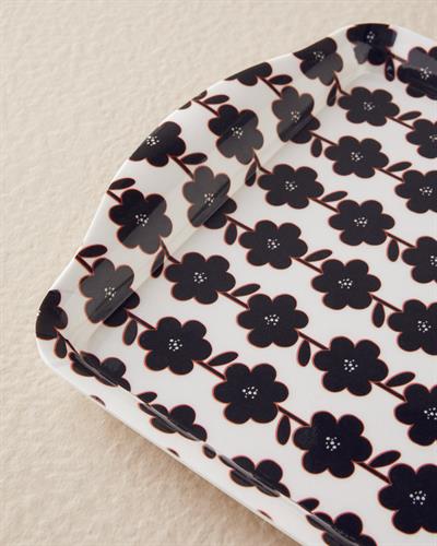 Bohemian Тепсия Меламин 37x18 см Черен