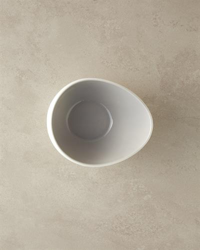 Boho Купа Китайски костен порцелан 18 см Сив