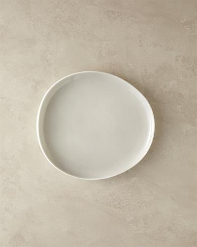 Boho Чиния За Торта Китайски костен порцелан 23 см Сив