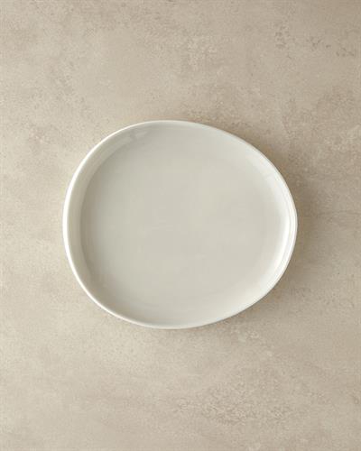 Boho Подложна Чиния За Сервиране Китайски костен порцелан 27 см Сив