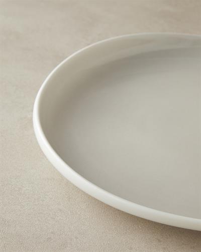 Boho Подложна Чиния За Сервиране Китайски костен порцелан 27 см Сив