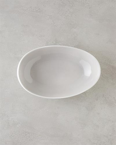 Boho Купа Китайски костен порцелан 30 см Сив