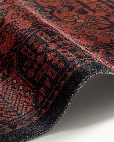 Boho Dream Декоративен Килим Тъкан 80x150 cm Черен - Бордо