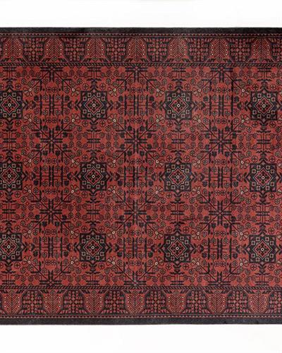 Boho Dream Декоративен Килим Тъкан 80x150 cm Черен - Бордо