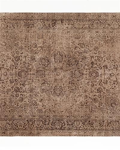 Boho Patch Weaved Decorative Carpet 80x150 cm Beige
