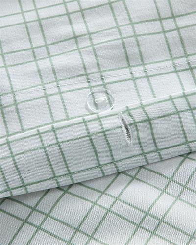 Bold Line Комплект Спално Бель Двоен Размер, Лесно За Гладене, Зелено, 200 X 220 Cm