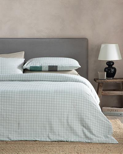 Bold Line Комплект Спално Бель Двоен Размер, Лесно За Гладене, Зелено, 200 X 220 Cm