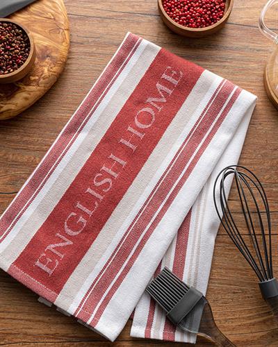 Bold Modern Кърпа За Сушене Памук 45x65 см Бордо