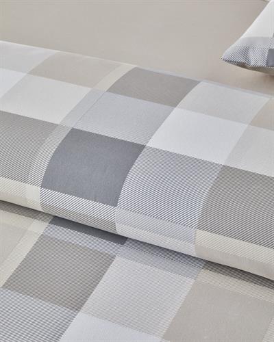 Спален Комплект Единичен Лесно за гладене 160x220 см Каменно сив..