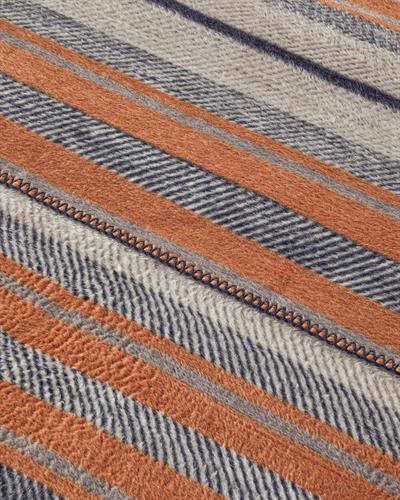 Bold Stripe Одеяло Единичен Акрил 150x200 см Антрацит