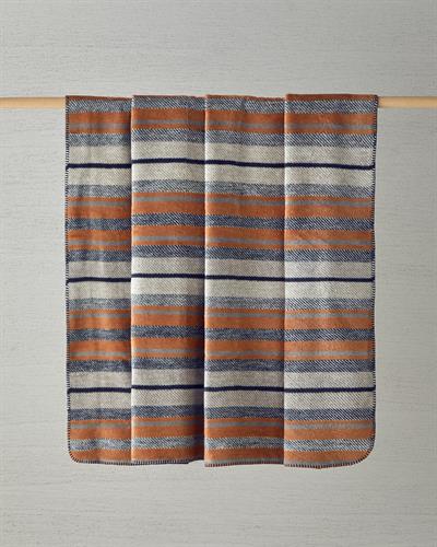 Bold Stripe Одеяло Единичен Акрил 150x200 см Антрацит