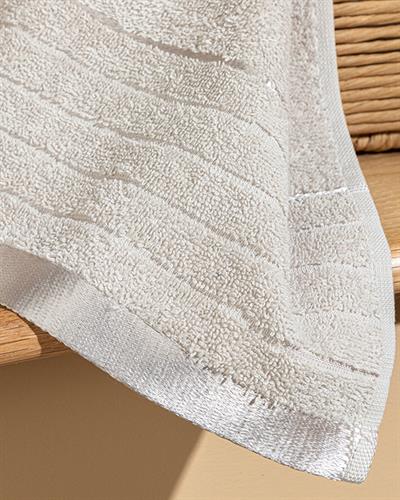 Bold Stripe Кърпа За Ръце Нищелков 30x45 см Бежов