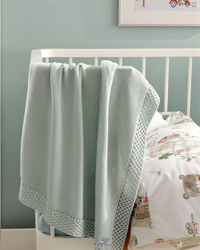 Bordure Бебешко Одеяло Единичен 80x120 cm Селадон