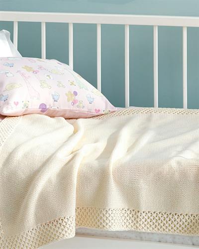 Bordure Бебешко Одеяло Единичен 80x120 cm Екрю