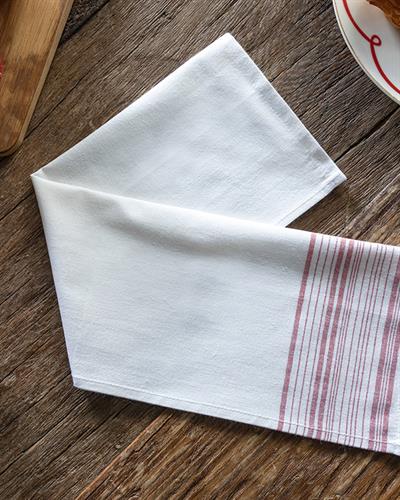 Borgogna Кърпа За Сушене Памук 30x50 см Червен