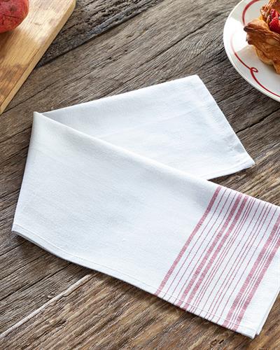 Borgogna Кърпа За Сушене Памук 30x50 см Червен