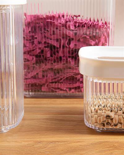 Boston Контейнер За Храни 3 Бр. Правоъгълник, Пластмасов, Бежово, 700 + 1500 + 2000 Ml