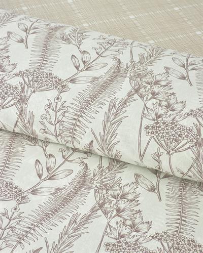 Спален Комплект Единичен Лесно за гладене 160x220 см Бежов