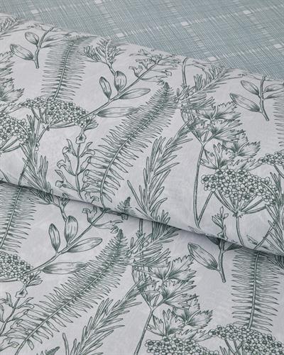 Спален Комплект Двоен Лесно за гладене 200x220 см Зелен