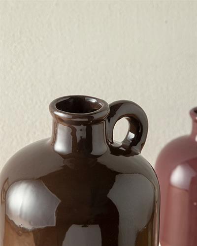 Bottle Ваза 11.3x11.6x36.5 см Кафяв