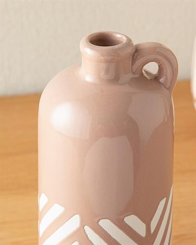 Bottle Ваза 8.8x8.8x20.5 см Бежов