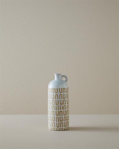 Bottle Ваза Доломит 9,5x9,5x25 см Бял