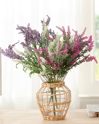 Bouquet Изкуствено Цвете Един Стрък 43 см Виолетов..