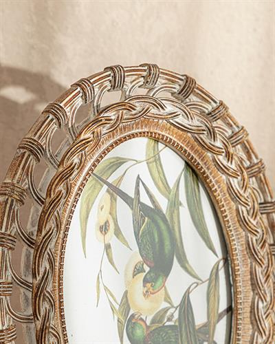 Braid Рамка Полирезин, Кафяво, 10 X 15 Cm