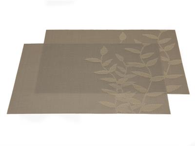 Branch АМЕРИКАНЗКИ СЕРВИЗ 2 комплекта ПВЦ 45x30 cm Silver