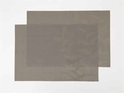 Branch АМЕРИКАНЗКИ СЕРВИЗ 2 комплекта ПВЦ 45x30 cm Silver