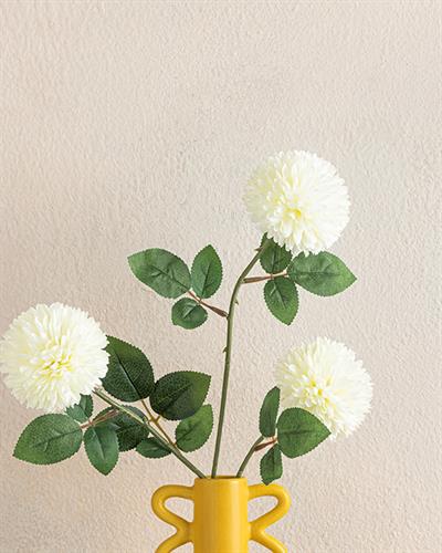Branch Chrysanthemum Една Клонка Изкуствено Цвете Пластмасов, Червено, 82 Cm