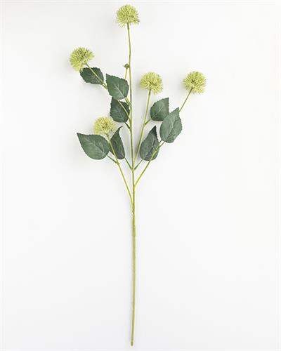 Branch Chrysanthemum Една Клонка Изкуствено Цвете Пластмасов, Зелено, 82 Cm