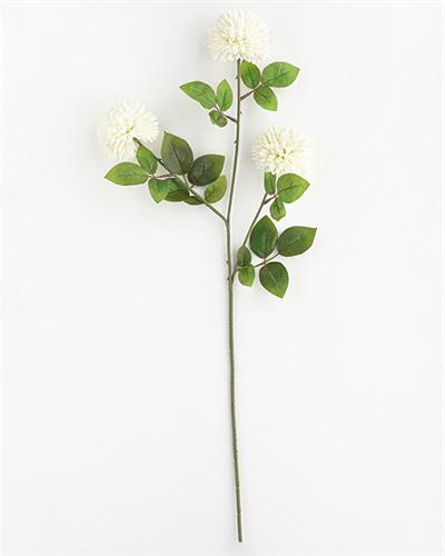Branch Chrysanthemum Една Клонка Изкуствено Цвете Пластмасов, Червено, 82 Cm