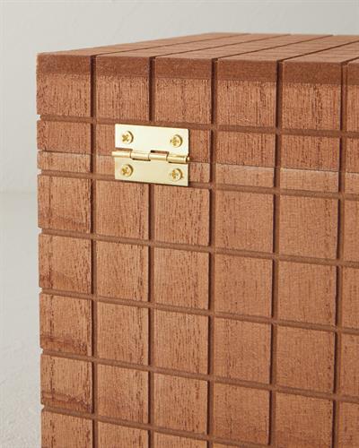 Brenna Декоративна Кутия 13x13x13 см Натурален