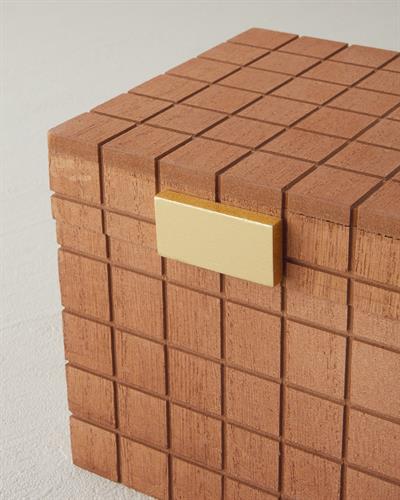 Brenna Декоративна Кутия 13x13x13 см Натурален